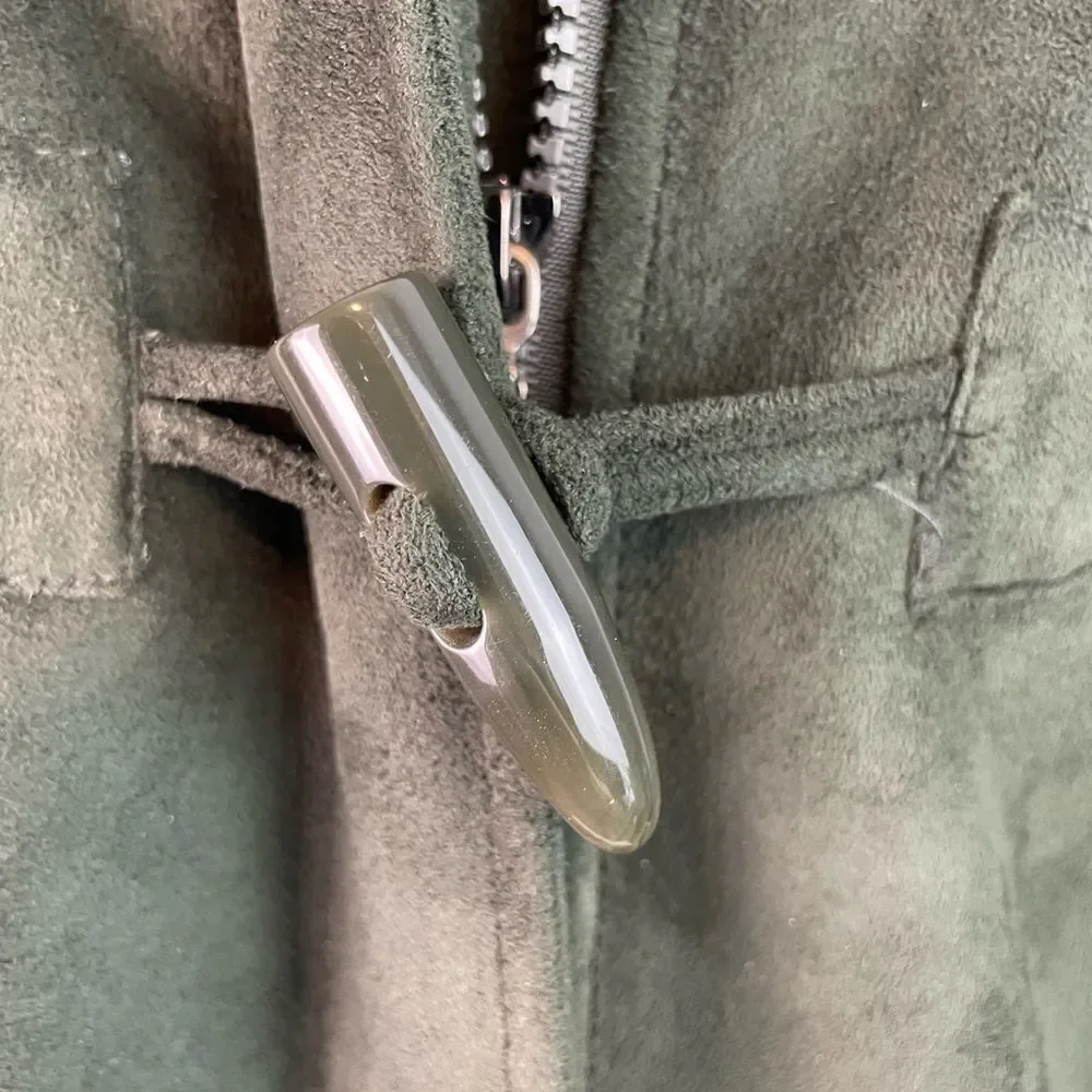 Gallery Women's Green Toggle Coat Size M EUC